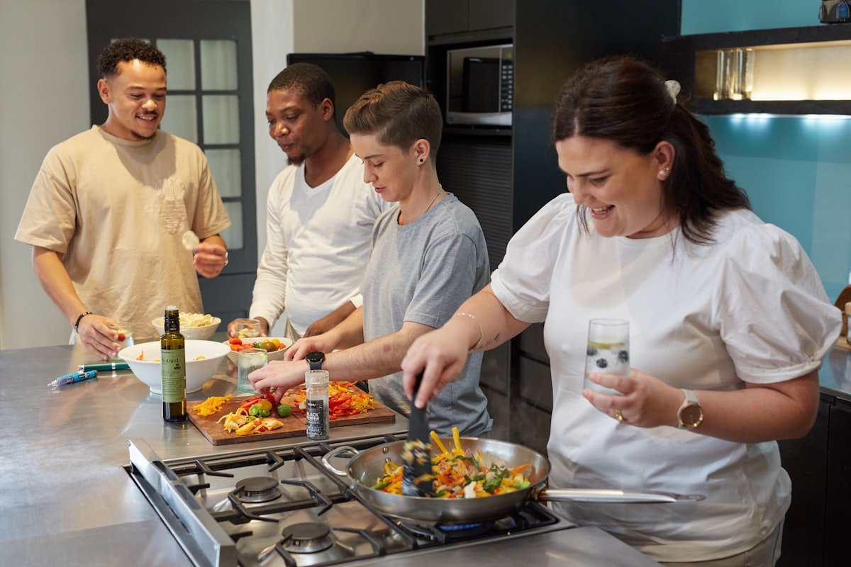 Fresh ingredients and balanced meal preparation